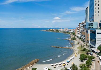 Playa Bocagrande, Cartagena