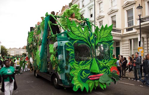 Carrozas, Desfiles Carnaval Notting Hill
