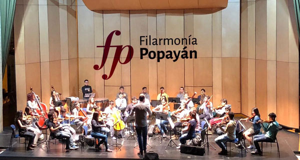 Filarmonía en Popayá, Colombia 