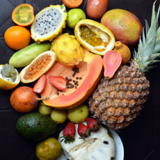 Variedad de frutas en Colombia