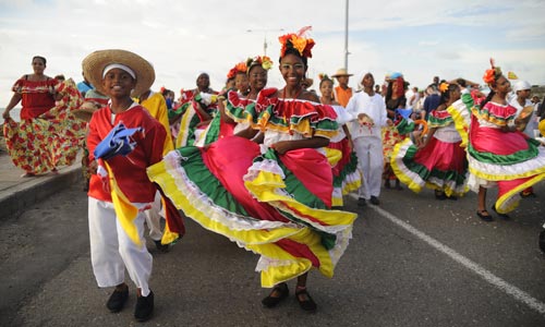 Grupos Folcloricos, Fiesta de la Independencia Cartagena 
