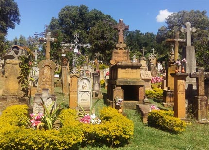 Lápidas Cementerio de Barichara 