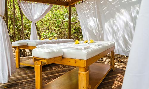  Spa Niña Daniela - Hotel Las Islas, Barú sala de tratamientos faciales, salón de masajes, Easy Dream de relajación, piscina de agua salada.