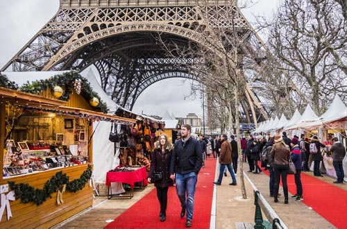 Mercado de Navidad en Paris