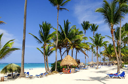 Playa Bávaro, ubicada en Punta Cana República Dominicana