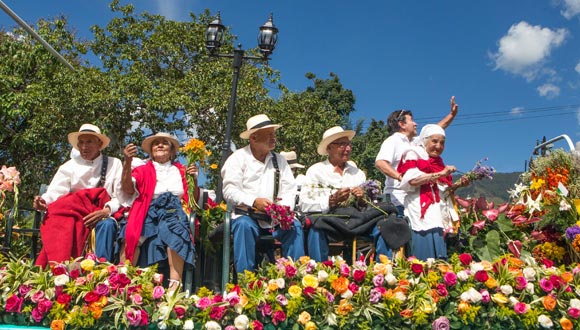 Desfile de silleteros en la Feria de las Flores, Medellín Antioquia